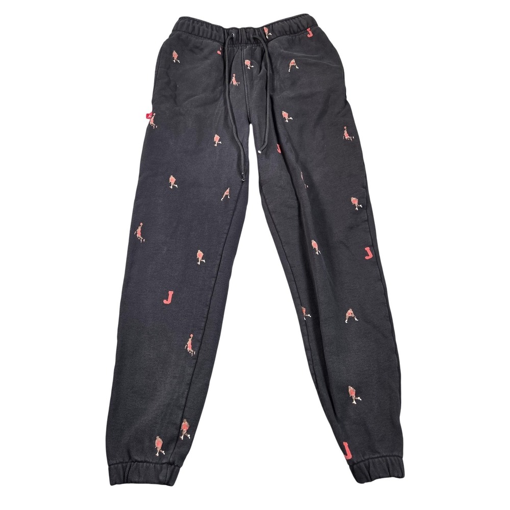 Jordan Sweatpants Mens XS Black Basketball Player Fleece Joggers DH3519-010